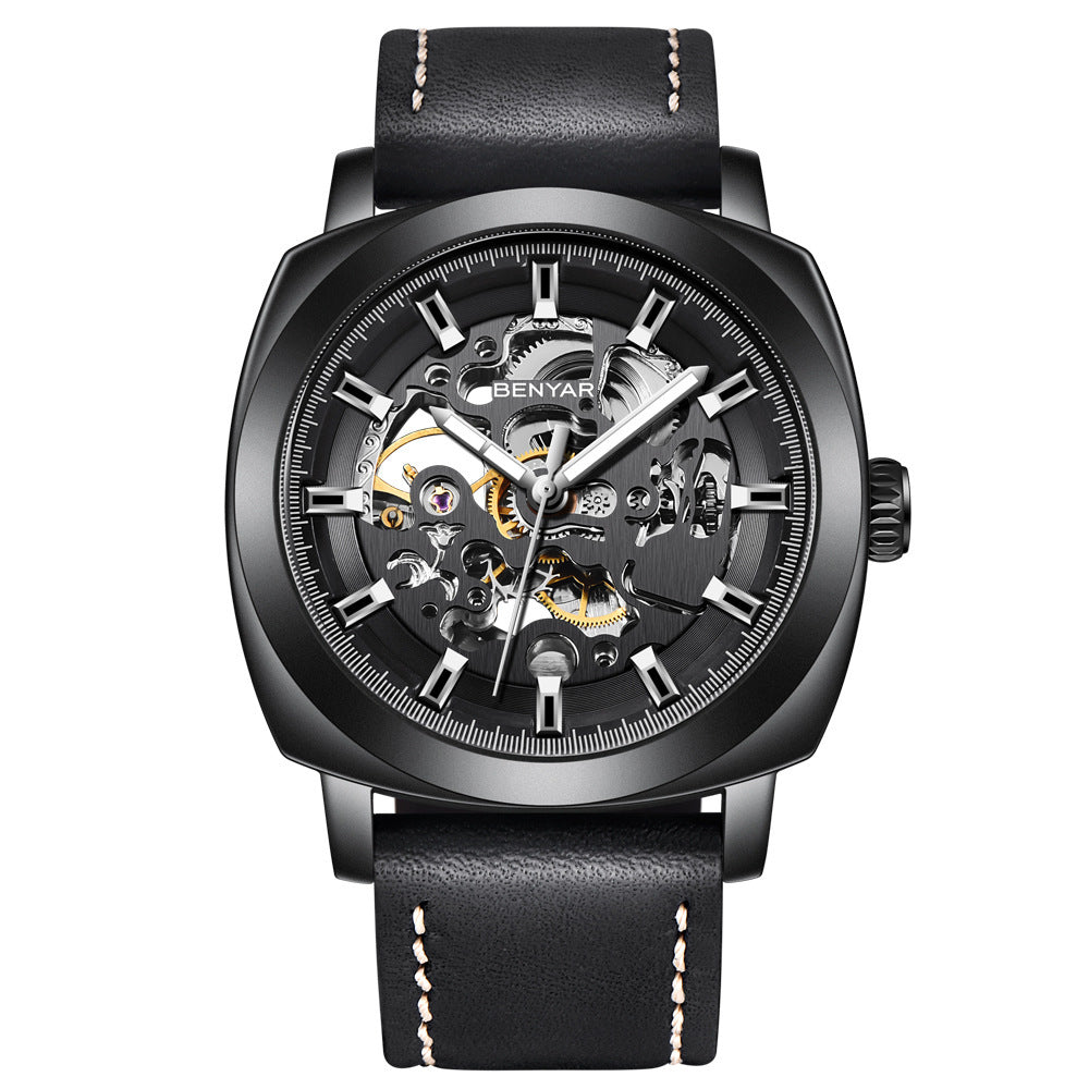 Hollow mechanical watch