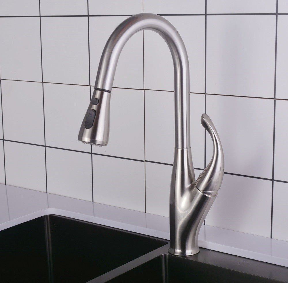 Kitchen Hot And Cold Pull Faucet