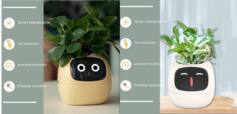 Facial Expression Control Intelligent Flower Pot