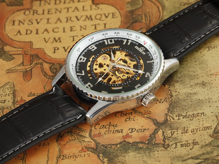 Goer Automatic Mechanical Watch Hollow Out Mechanical Watch