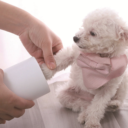 Fournitures de nettoyage et de beauté pour tasses de lavage des pieds d'animaux de compagnie