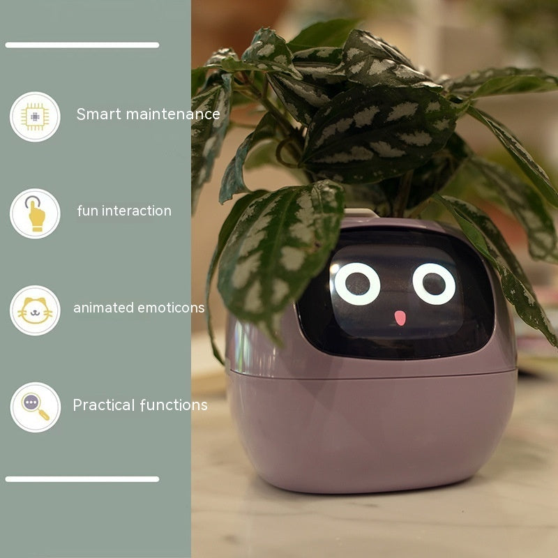 Facial Expression Control Intelligent Flower Pot