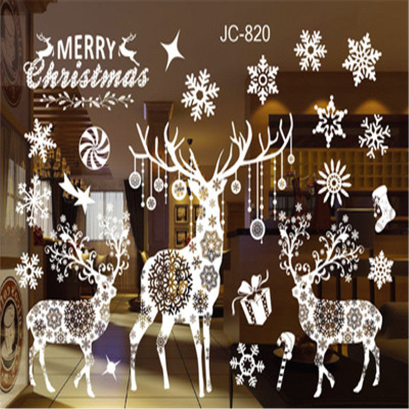 Christmas Decoration Wall Self-adhesive Painting