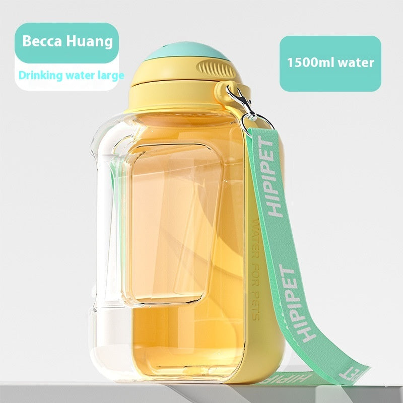 Dog Large Capacity Pet Outing Drinking Water Bottle