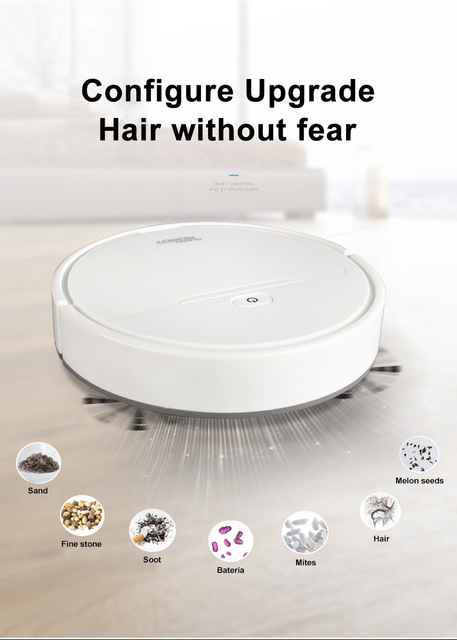 Household smart robot vacuum cleaner sweeper