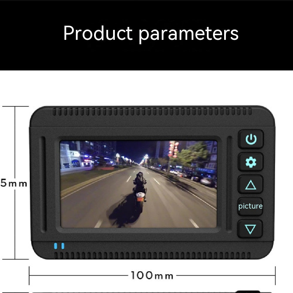 Trajectoire GPS de l'enregistreur étanche de moto haute définition