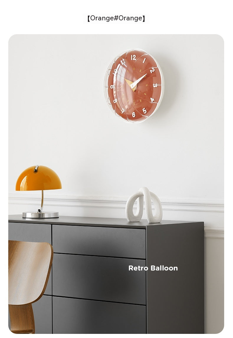 Decoración de escritorio Adorno para el hogar Burbuja Globo Asiento Reloj