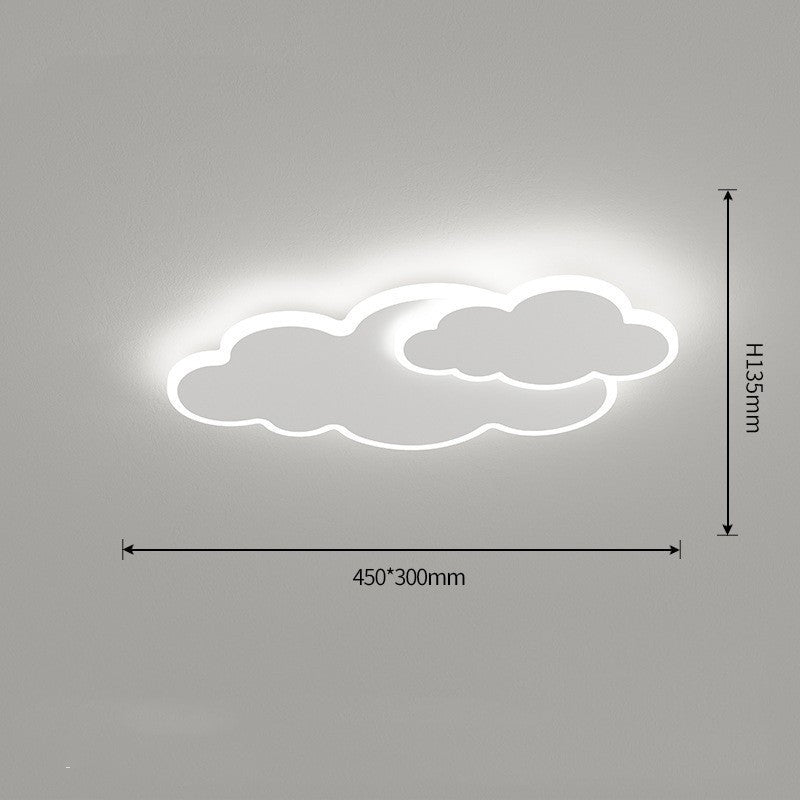 Lámpara de techo creativa de nube simple moderna