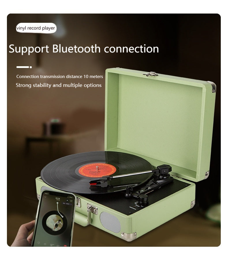 Portable Bluetooth Old-fashioned Portable Phonograph