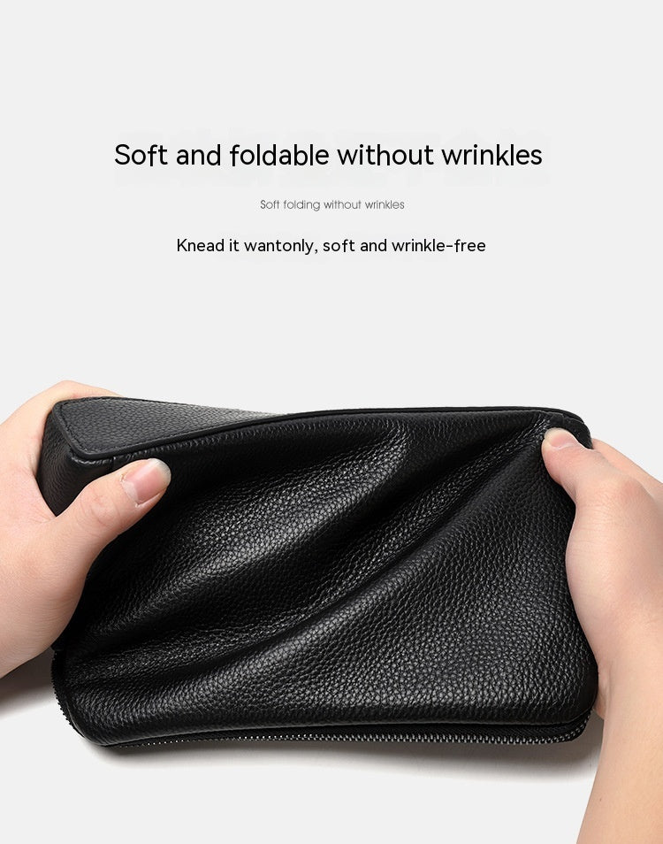 Pochette pour hommes avec serrure à empreinte digitale