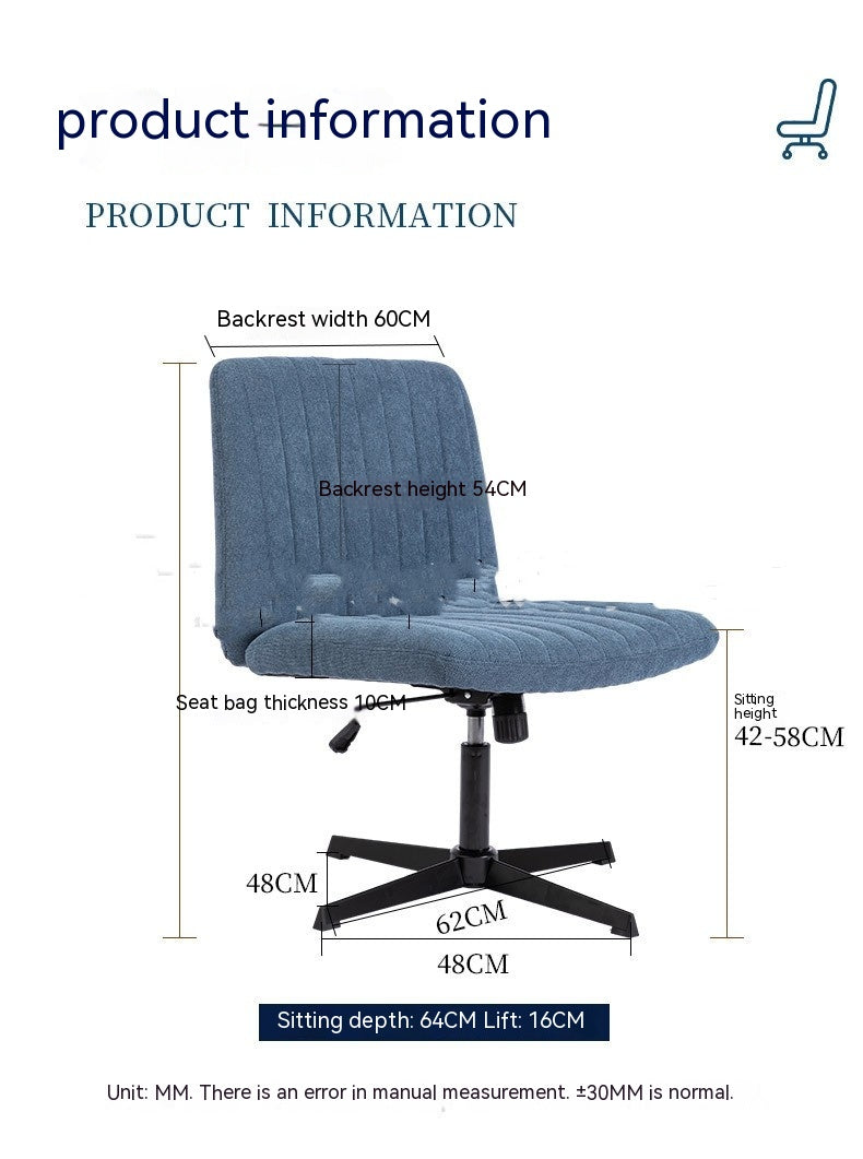 Chaise d'ordinateur longue séance confortable pour la maison