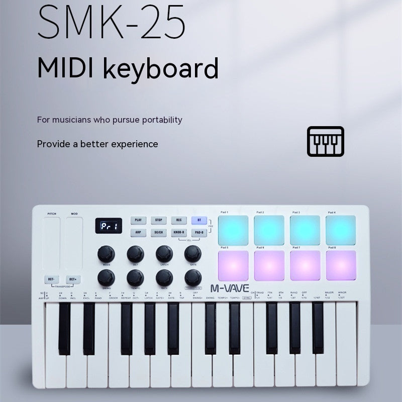 Controlador de teclado MIDI portátil