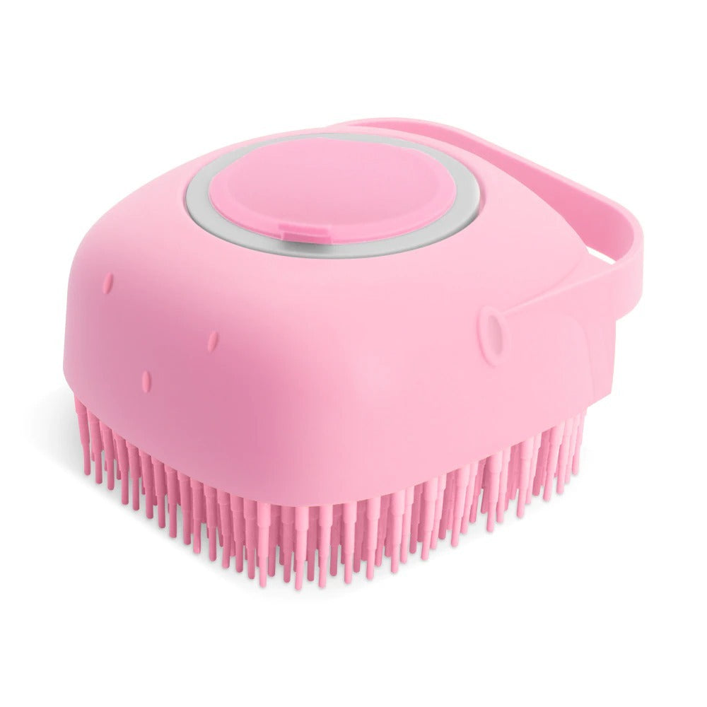 Brosse de Massage pour shampoing pour chien et chat, peigne de Massage, épurateur de toilettage, brosse de douche pour le bain, poils courts, brosses en Silicone souple