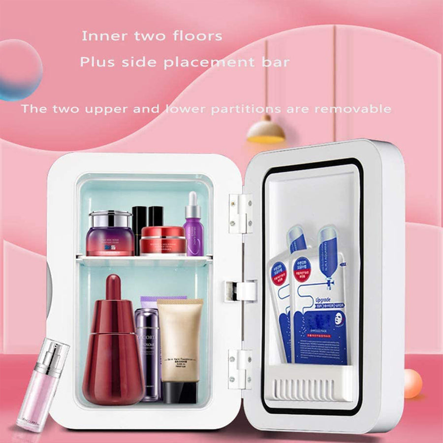 Mini refrigerador de maquillaje, refrigerador cosmético portátil, refrigerador y calentador, congelador para perfumes, productos de belleza para el cuidado de la piel