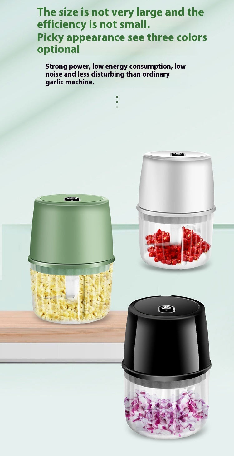 Presse-ail électrique sans fil, Mini mélangeur d'aliments complémentaires, Gadgets de cuisine