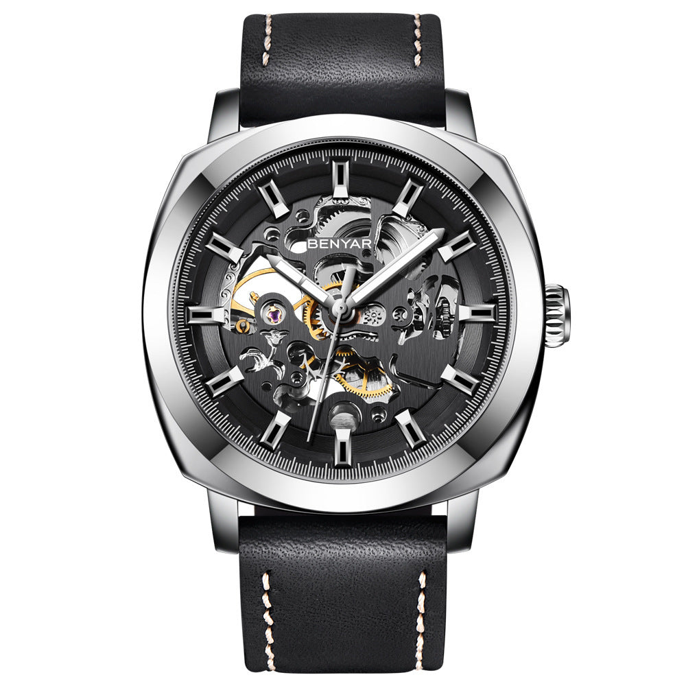 Hollow mechanical watch