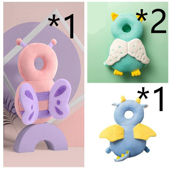 Appui-tête pour bébé, Protection pour enfants, coussin de Protection de la tête pour bébé, ailes d'ange mignonnes