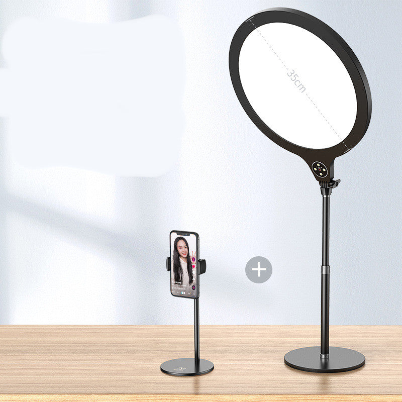 Lampe de beauté pour Photo plein écran, téléphone portable, support télescopique de remplissage au sol pour bureau