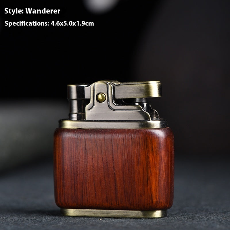 Wood Carved Windproof Lighter Gift