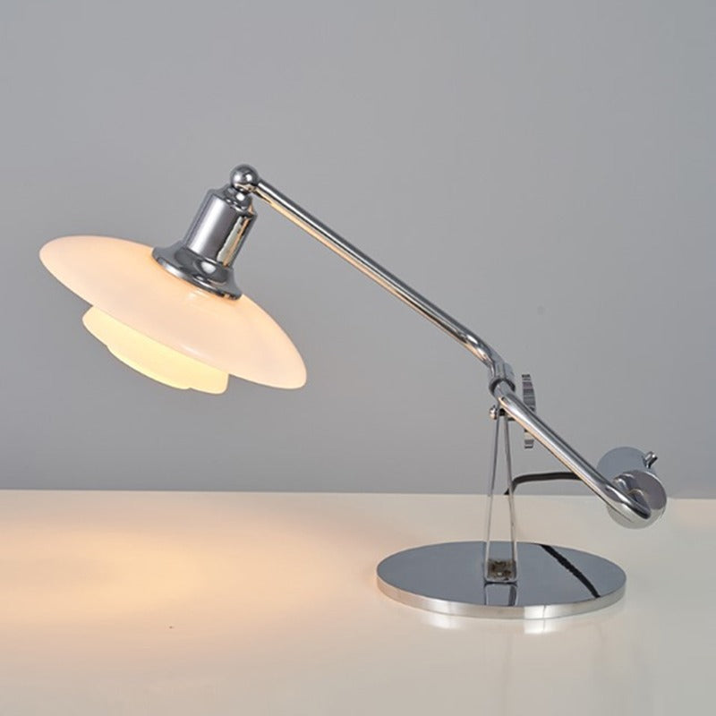 Lampe de bureau en verre réglable au chevet