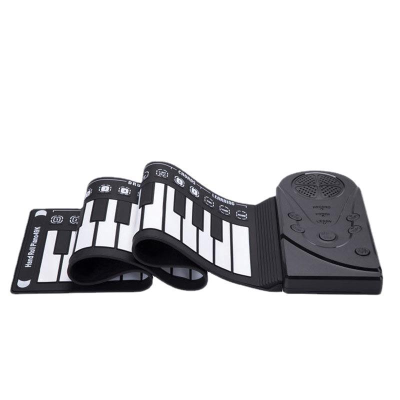 E Piano Flexible de 88 teclas Digital enrollable enrollable a mano barato para niños electrónico 88 teclas táctiles teclado instrumento Musical para niños