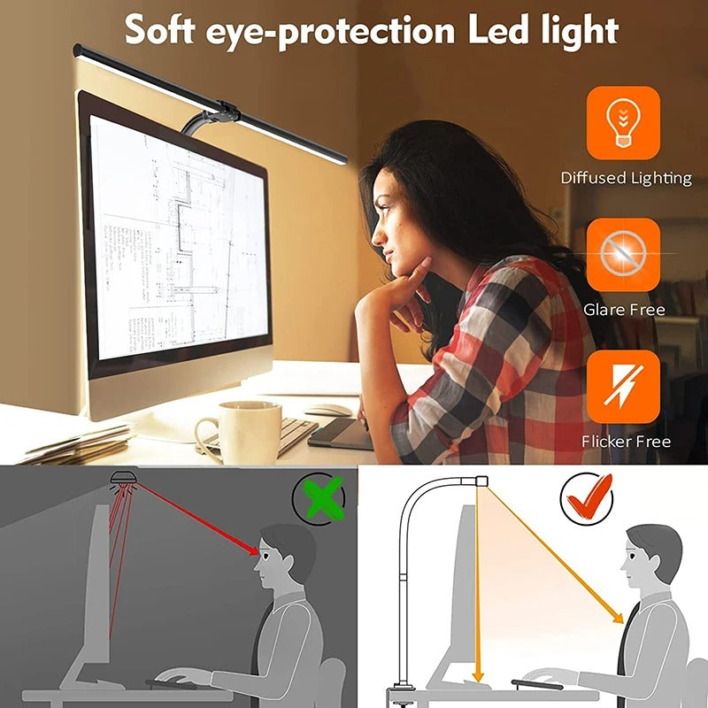 LED Eye Protection Clip Lamp Learning And Reading Work