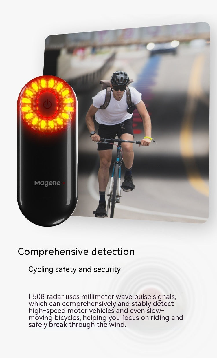 Luz trasera inteligente Magene Maijin L508 para bicicleta de carretera