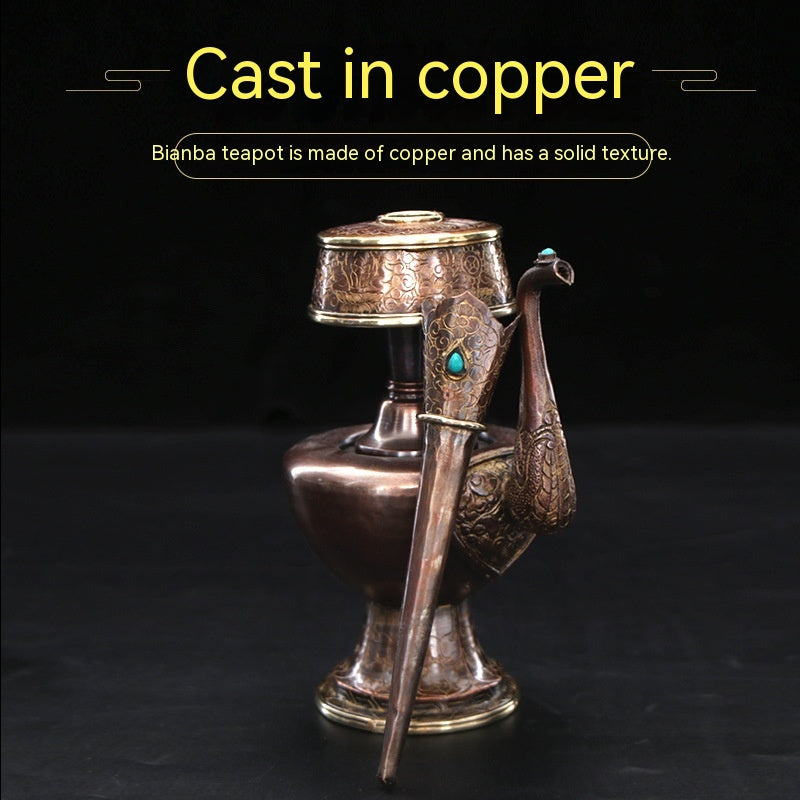 Gilding Supplies Benpakistan Pot Nibo Copper Carved Water Filter Bottle