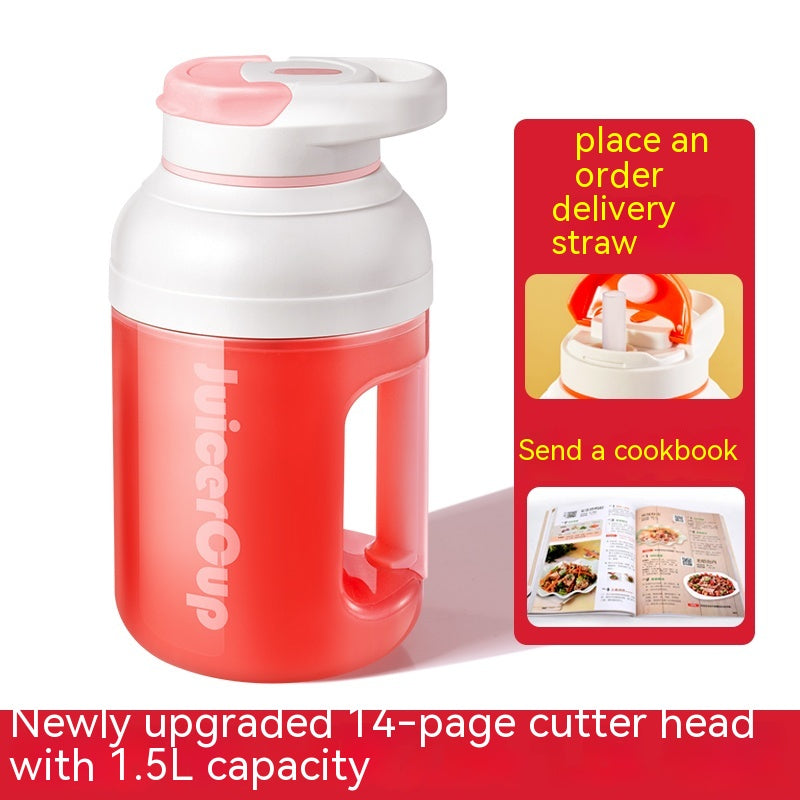 Portable Juicer Small Household Multi-function Juice Extractor Electric Fruit Juicing Cup T Barrels