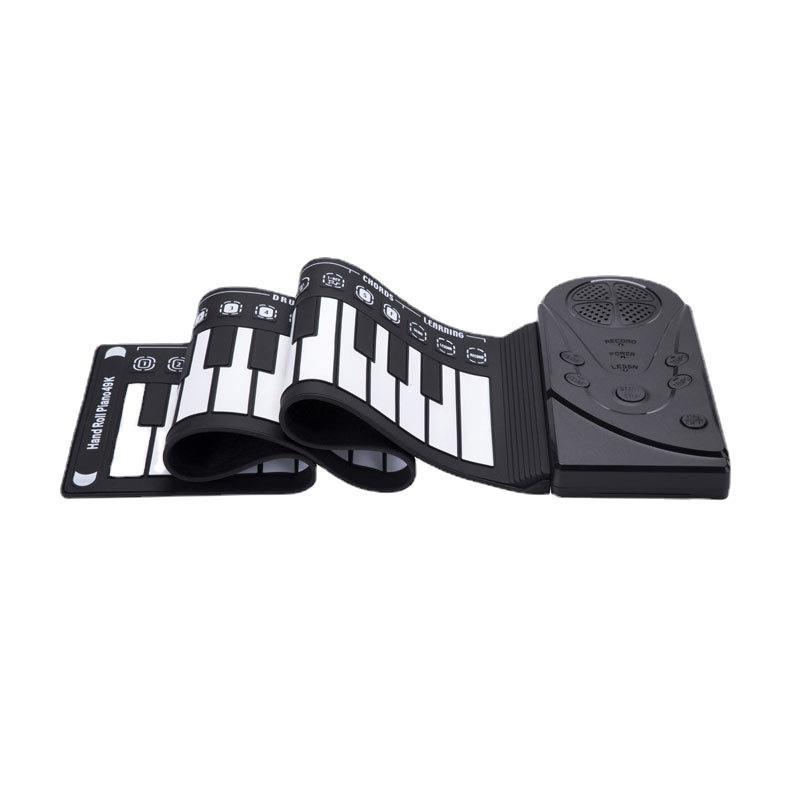 E Piano Flexible de 88 teclas Digital enrollable enrollable a mano barato para niños electrónico 88 teclas táctiles teclado instrumento Musical para niños