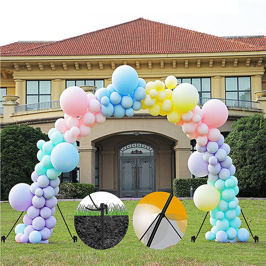 Kits d'arc à ballons, guirlande à cadre en colonne, support d'arc réglable, décor de fête de mariage