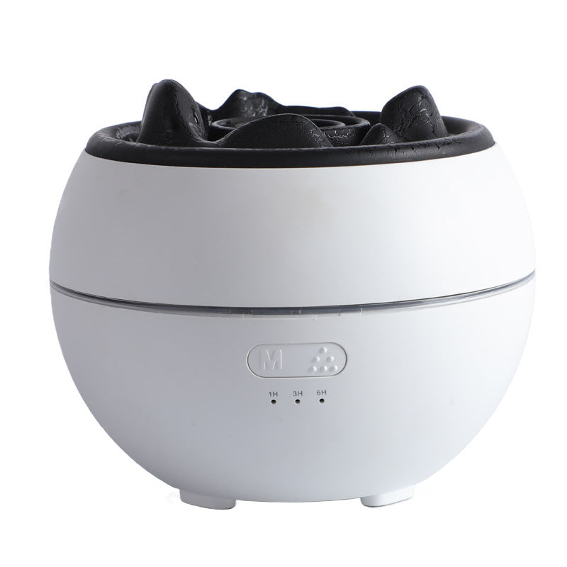 Humidificador de aromaterapia de escritorio doméstico con difusor de aroma de llama