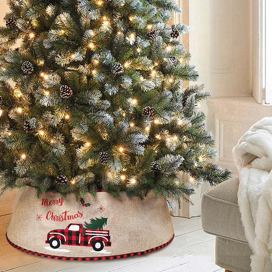 Decoración de la base del árbol de Navidad Falda del árbol