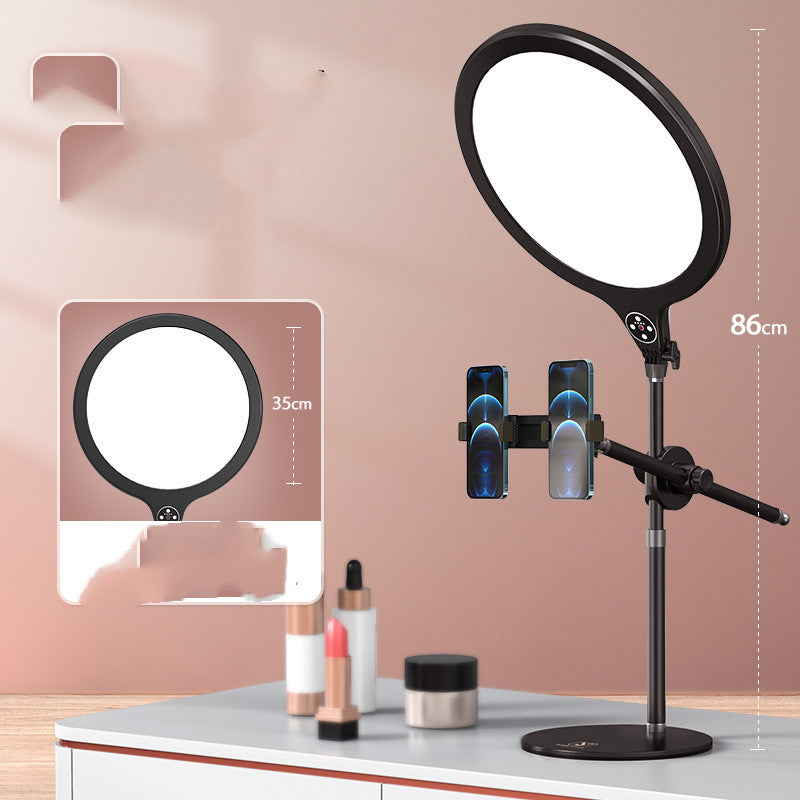 Photo Full Screen Beauty Lamp Mobile Phone Telescopic Desktop Floor Fill Light Bracket