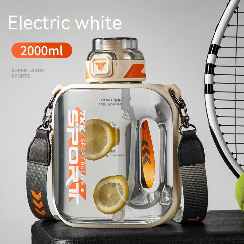 Sports Large Water Bottle Large Capacity Outdoor Portable Barrels High Temperature Resistant