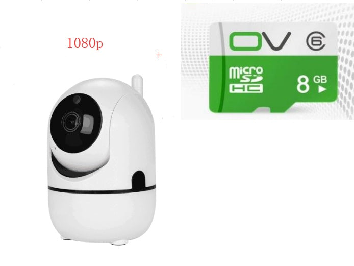 Cámara IP inalámbrica en la nube de 1080P, seguimiento automático inteligente de la vigilancia de seguridad del hogar humano, cámara CCTV de red Wifi