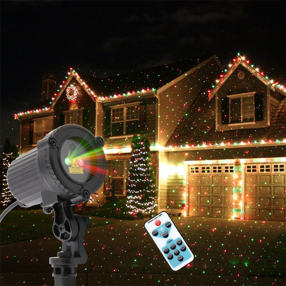 Outdoor Waterproof Red And Green Laser Light Courtyard