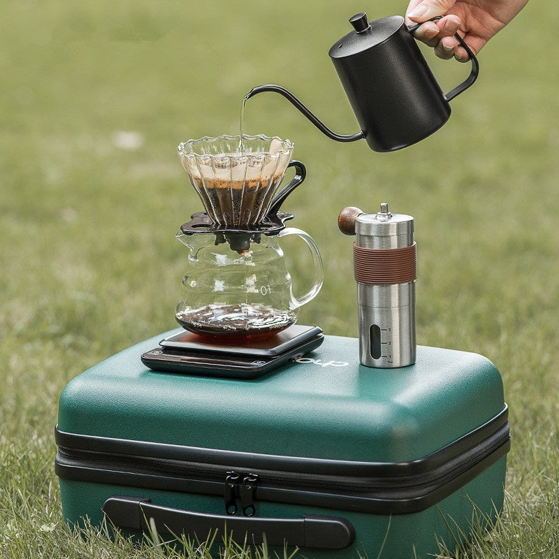 Hand Made Coffee Maker Suit Portable Outdoor Hand Grinding Coffee Suit Suit