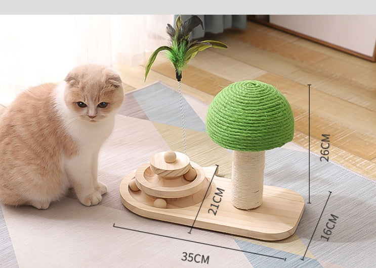 Arbre à chat pour animaux de compagnie, jouets, poste à gratter, meubles pour animaux de compagnie, poste à gratter, griffes de chat, boules à Double Sisal, accessoires pour chats