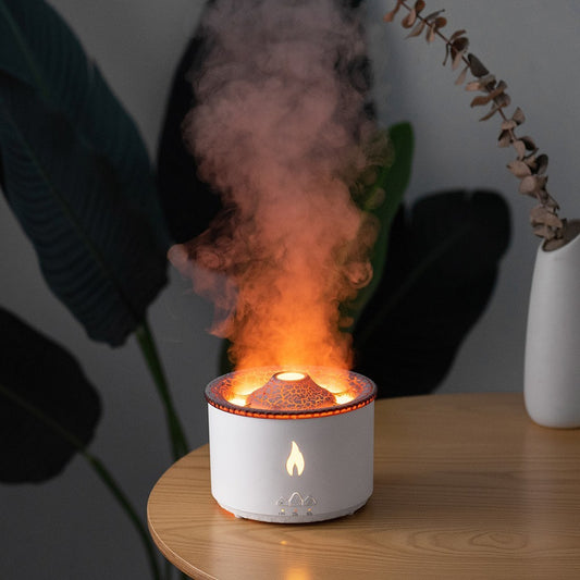 Nouveau Humidificateur volcanique à anneau de pulvérisation bicolore