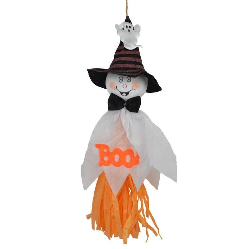 Accesorios de decoración de guirnalda fantasma colgante calabaza