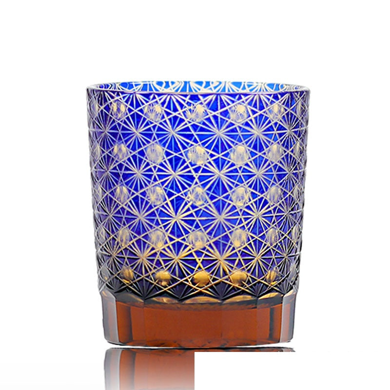 Asterism Crystal Glass Hand Carved Water Cup