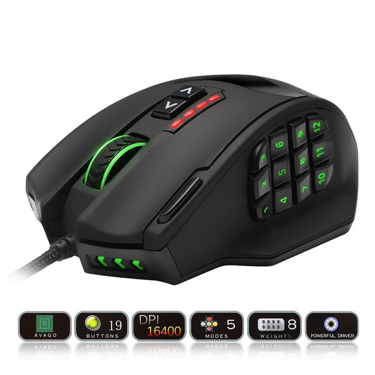 Souris de jeu rétroéclairée RVB