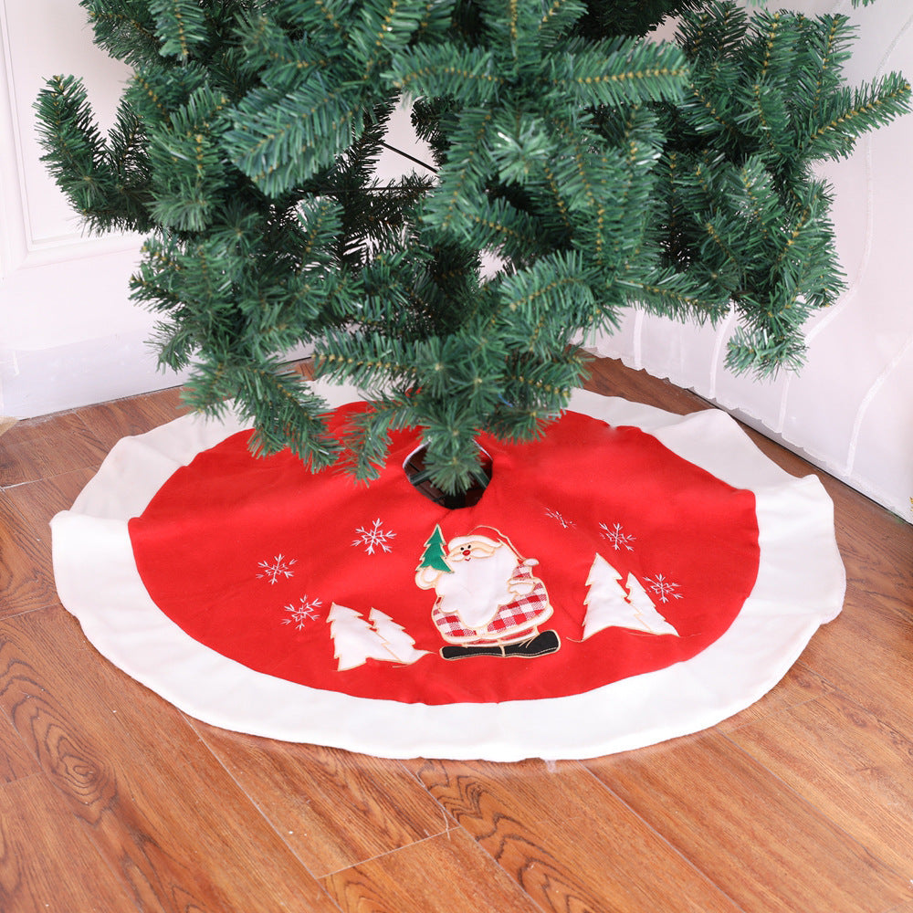 Decoración navideña Falda para árbol de Navidad