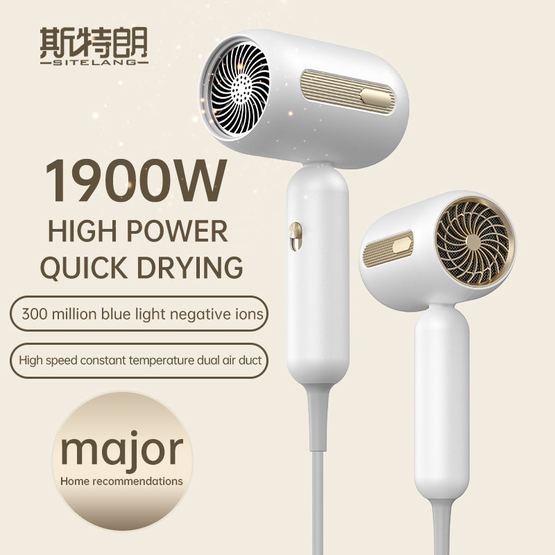 F41 Hair Dryer 1900W High-Speed Electric Turbine Airflow Low Noise Constant Temperature And Quick Drying Suitable For Home Salons