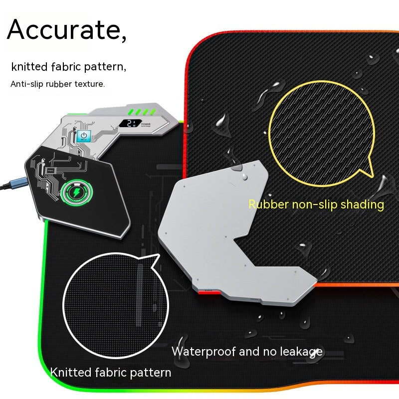 RGB Wireless Charging Mouse Pad