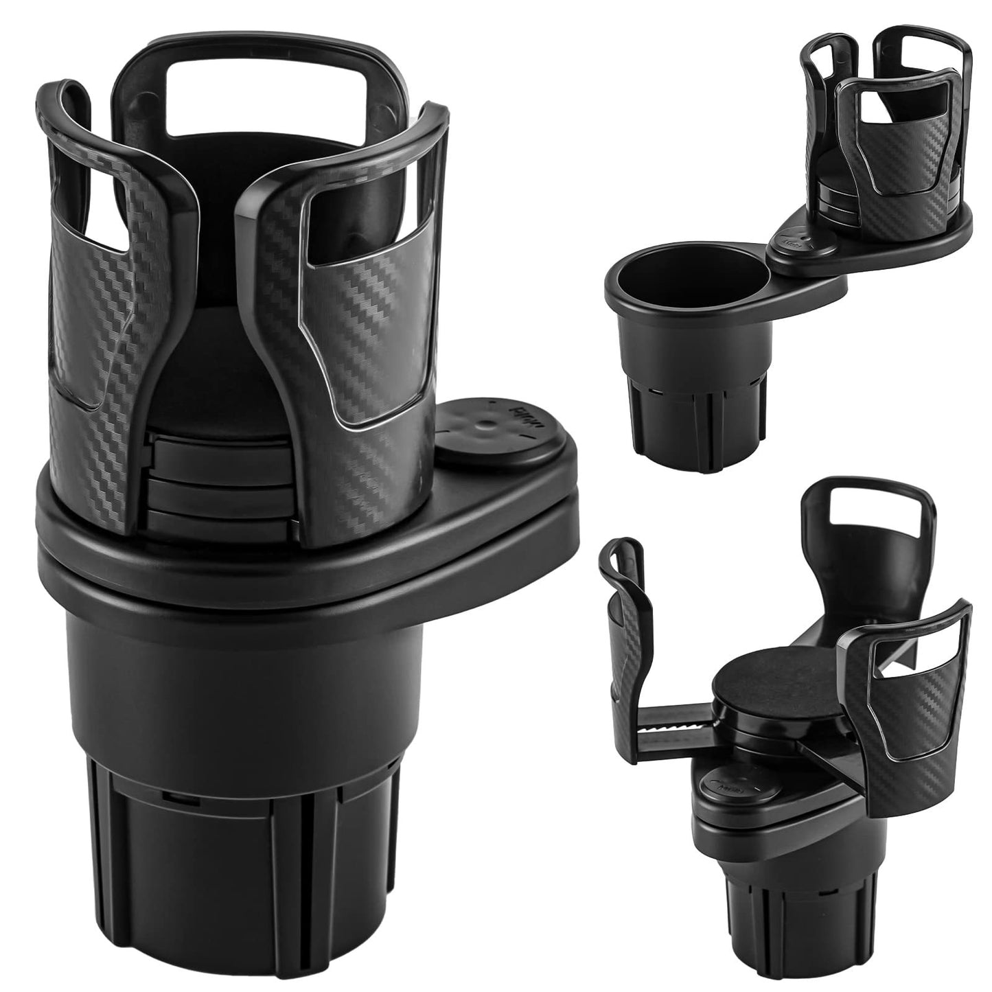 Soporte para botella de agua para coche, soporte para vasos giratorio de 360 ​​grados, gafas de sol, organizador de teléfono, almacenamiento, accesorios de Interior de coche