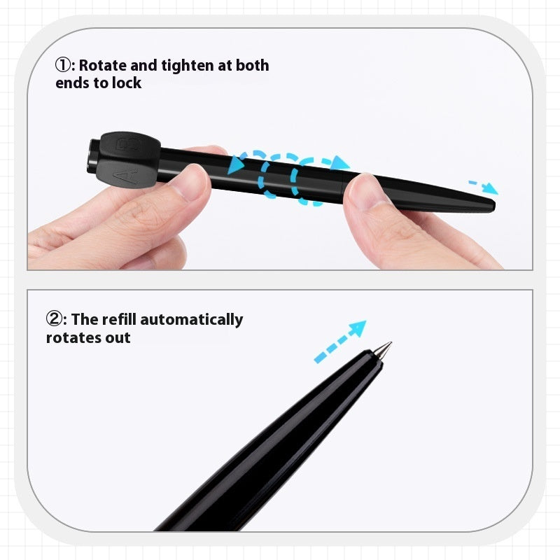 Stylo gel rotatif à décompression Answer Pen