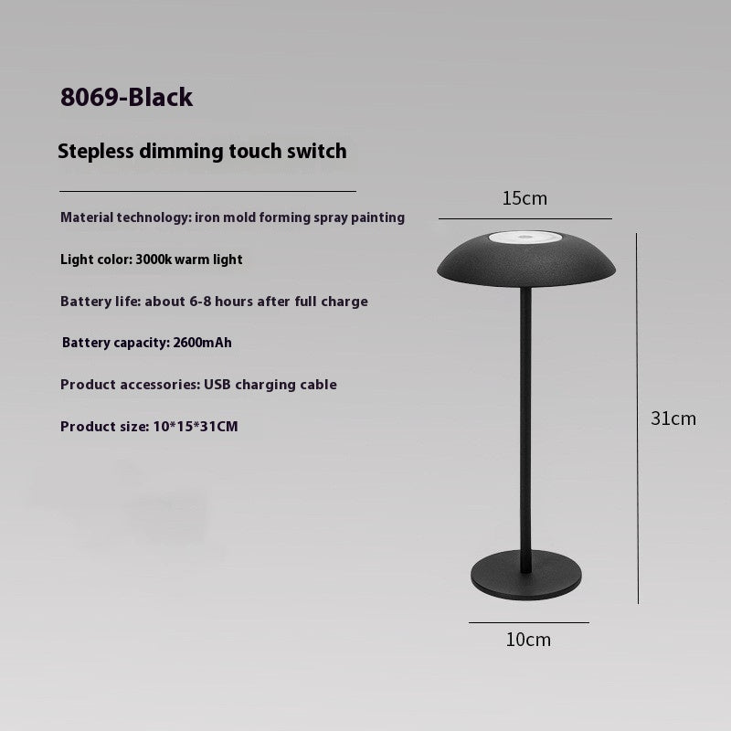 Lampe de charge à gradation tactile, ornements décoratifs