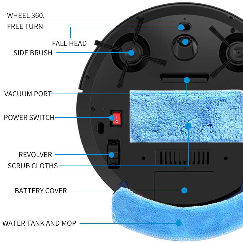 Household Sweeping Robot Intelligent Suction Sweeping Mopping Three-in-one